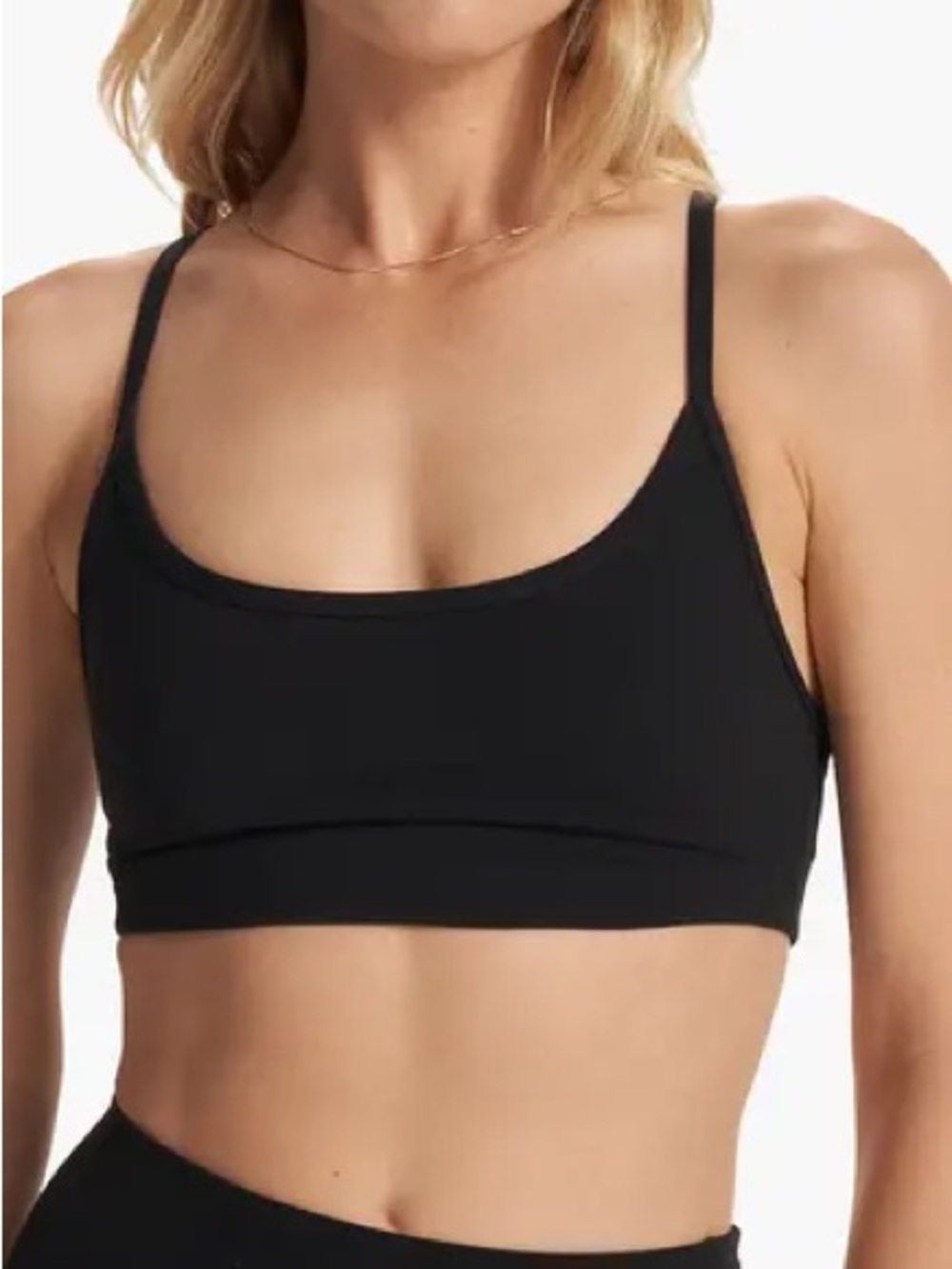 NWT Vuori Black AllTheFeels Sports Bra in Black - Size Small $58 retail